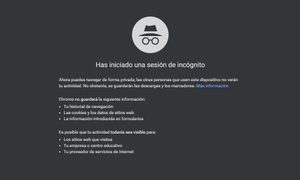 Modo incógnito