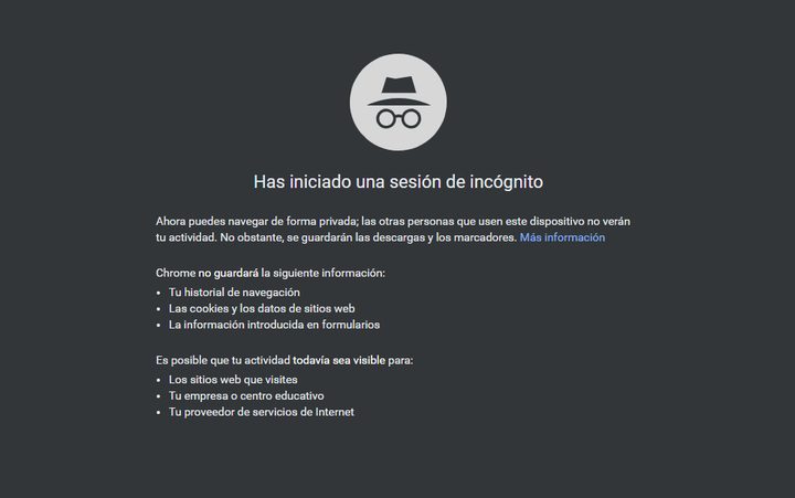 Modo incógnito