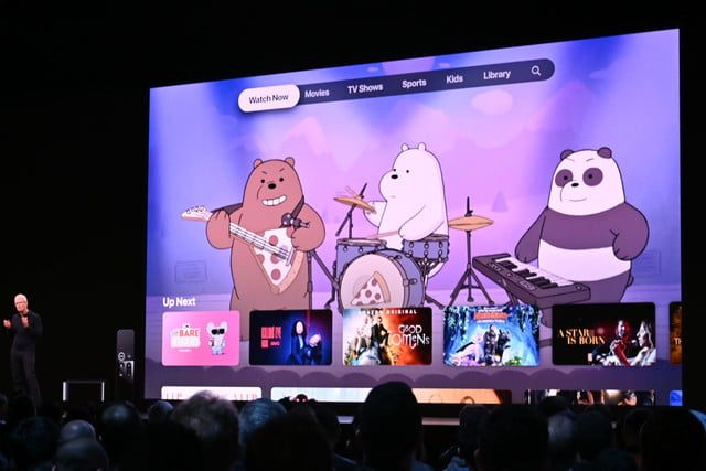 Pantalla de inicio de tvOS 13