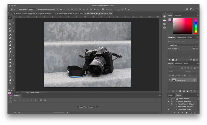 fondo transparente en Photoshop
