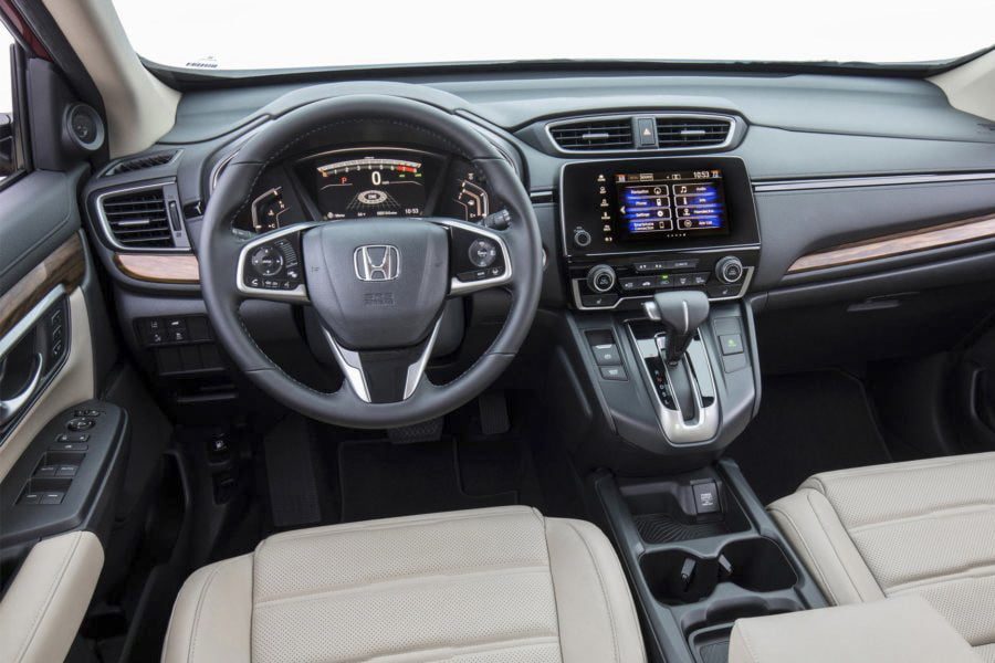 toyota rav4 vs honda cr v 2017 crv infortainment tech 1 900x600