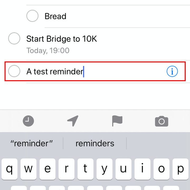 Crear un recordatorio