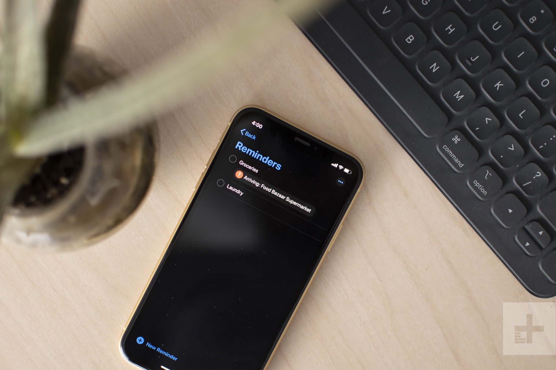 App Recordatorios de iOS 13