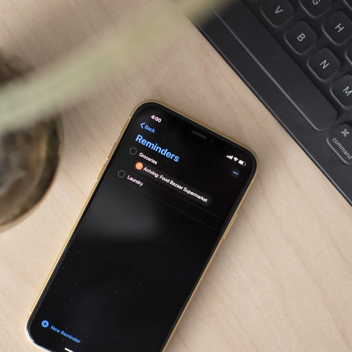 App Recordatorios de iOS 13