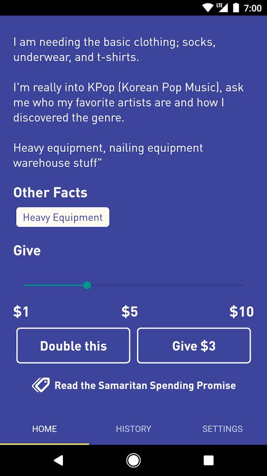aplicacion samaritan tech for change app screenshot 7