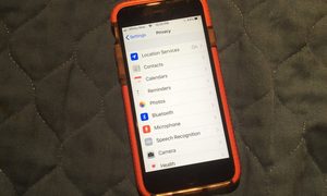 Permisos a una app en iPhone
