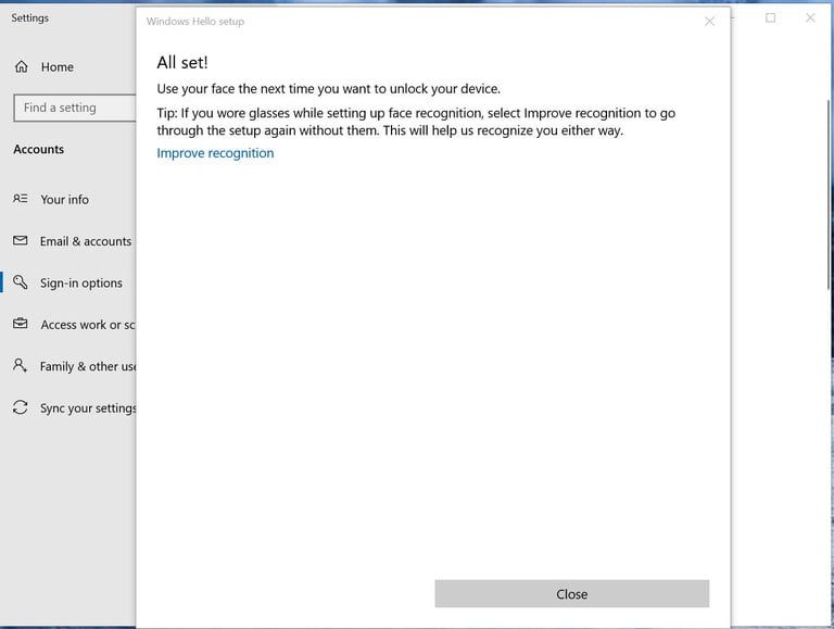 Cómo configurar Windows Hello | Mejora el reconocimiento