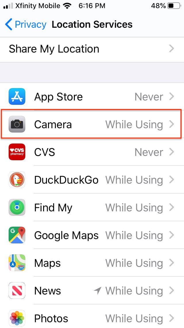 permisos a una app en iphone location1 3 640x1136