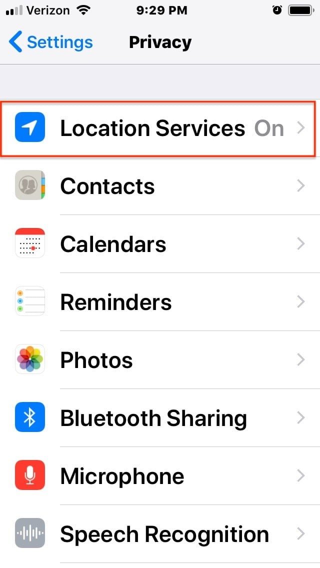 eliminar la geolocalizacion de las fotos en iphone location122 640x1136