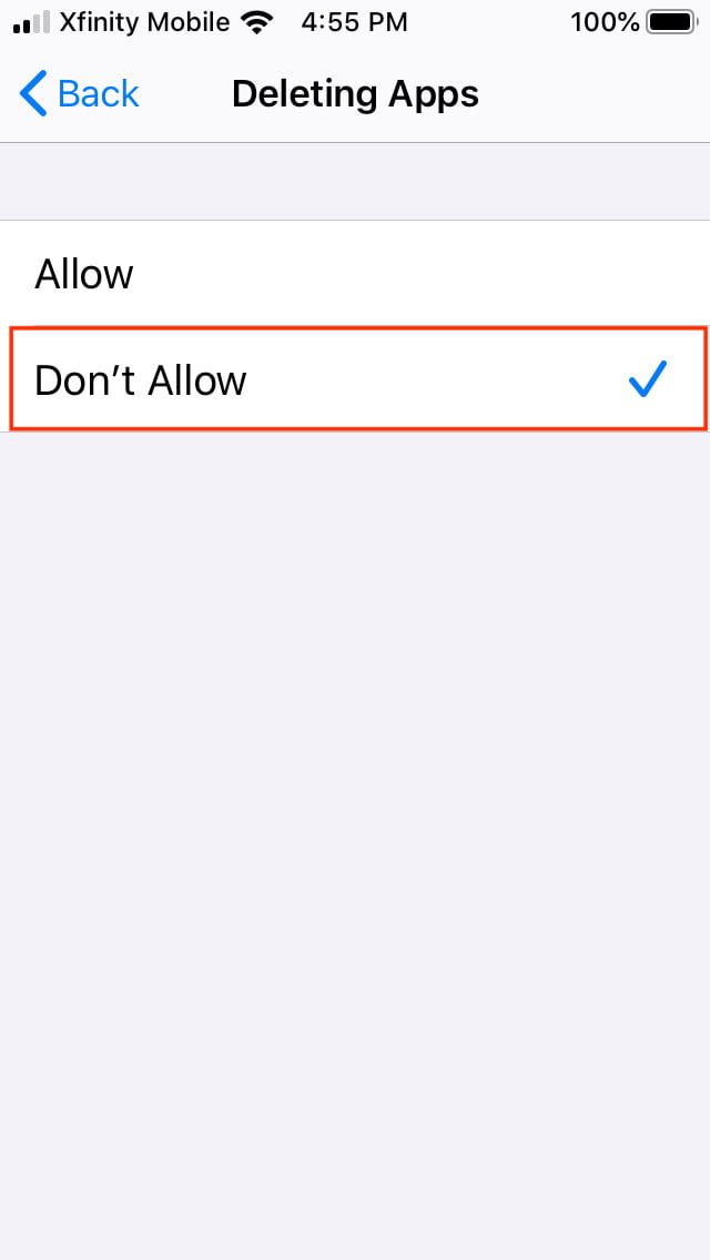 desinstalar aplicaciones en el iphone restrict offload444 640x1136