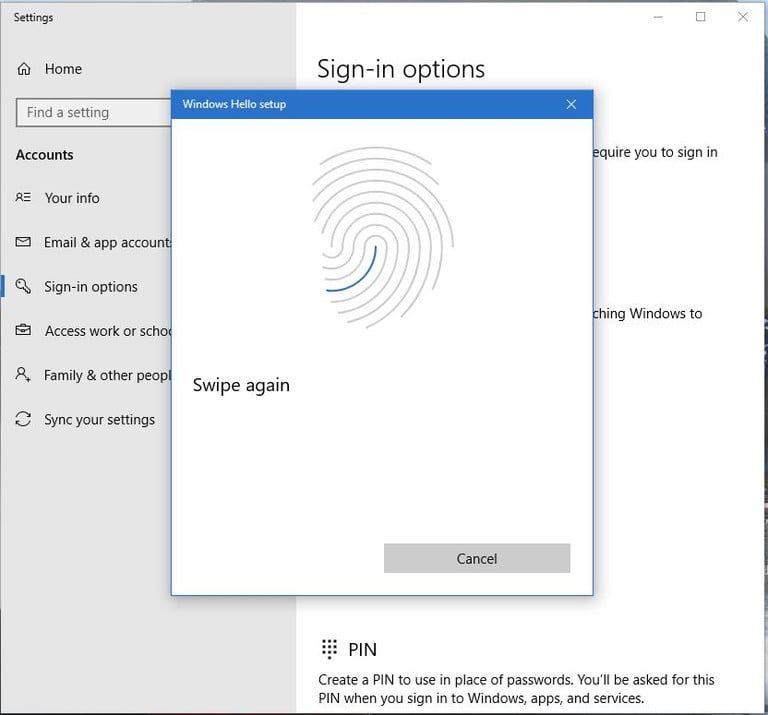 Cómo configurar Windows Hello | Desliza tus dedos