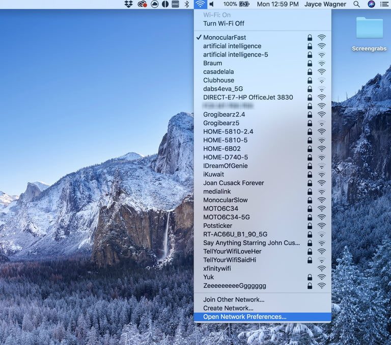 Paso 1: Cómo olvidar una red Wi-Fi en Mac