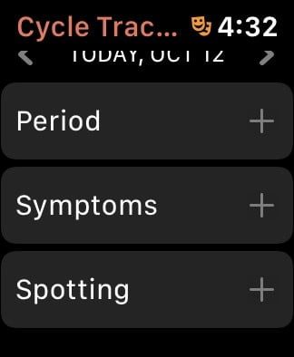 Cómo usar la app Control de Ciclos en Apple Watch
