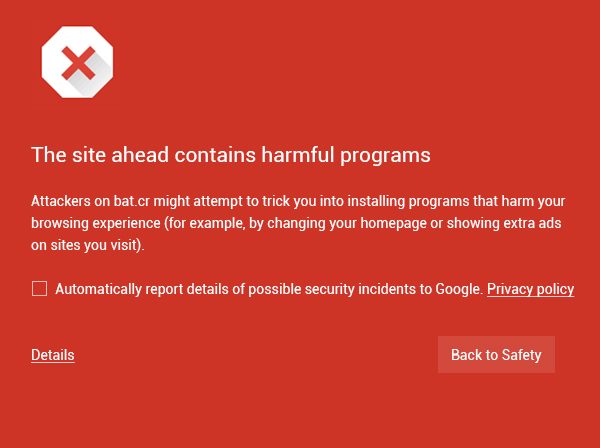 error critico de google chrome critical original