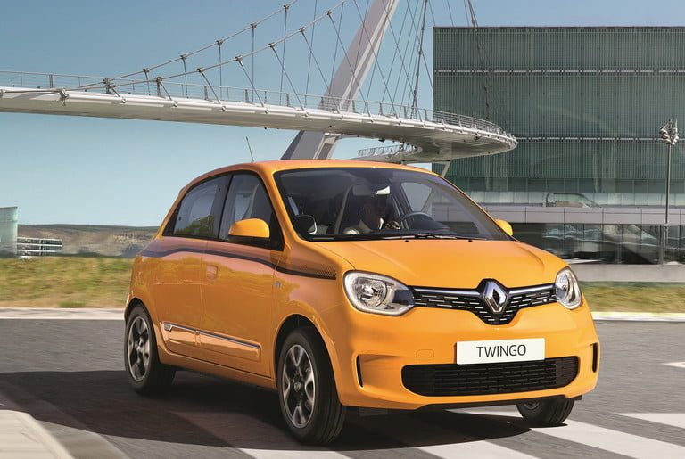El Renault Twingo es otro de los autos bonitos que aún se comercializa en los Estados Unidos.