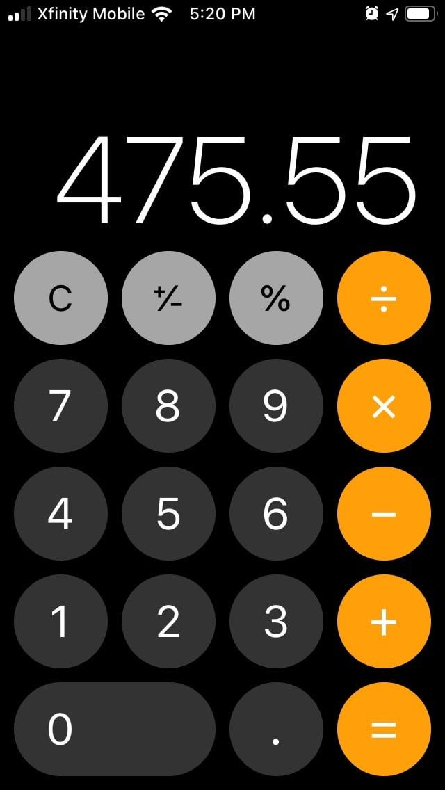 Trucos ocultos de iPhone | Calculadora