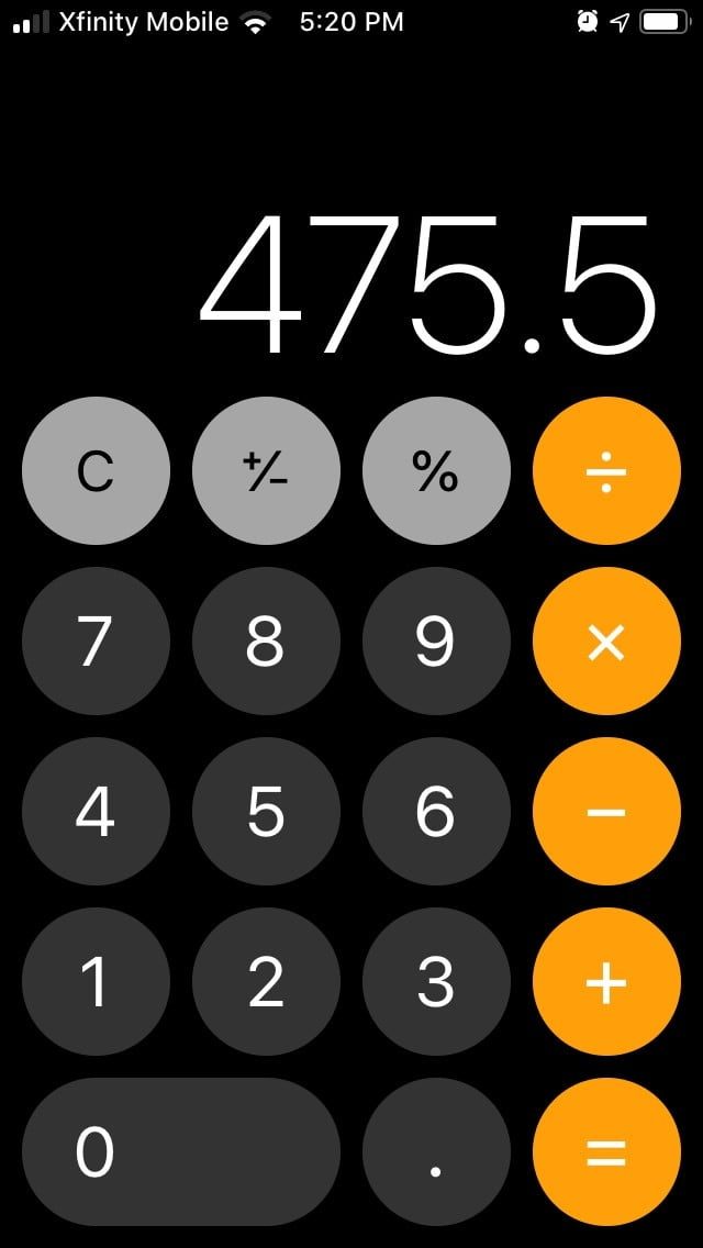 Trucos ocultos de iPhone | Calculadora