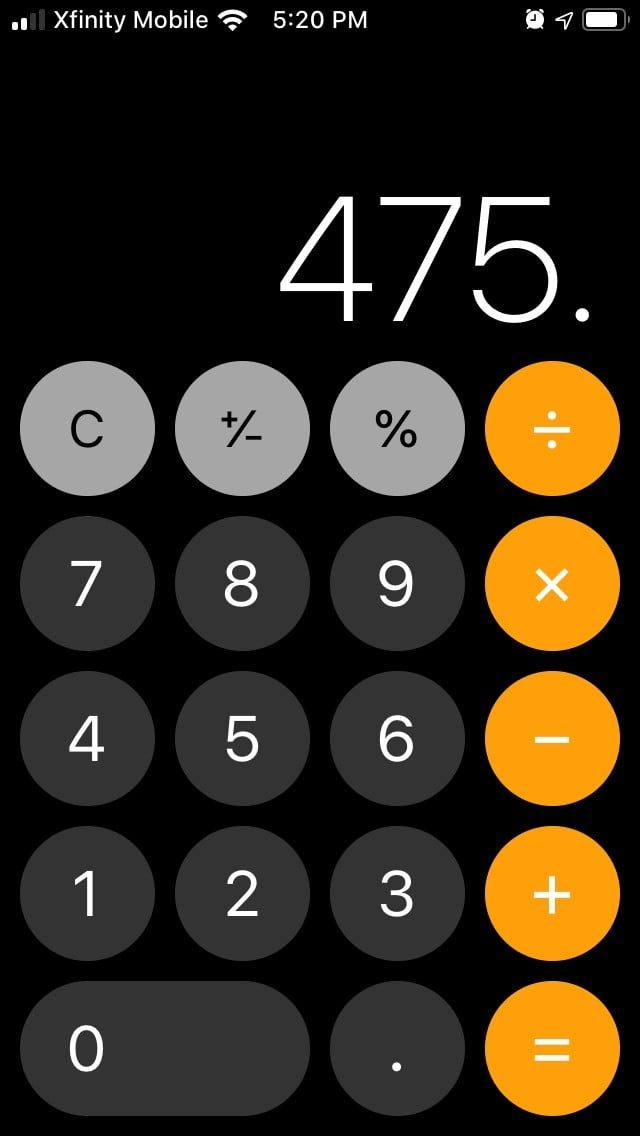 Trucos ocultos de iPhone | Calculadora