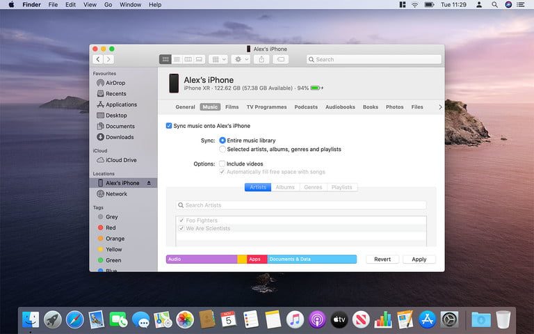 Paso 3: importar música sin iTunes en MacOS Catalina