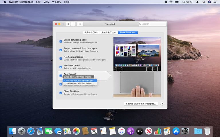 Cómo personalizar los gestos