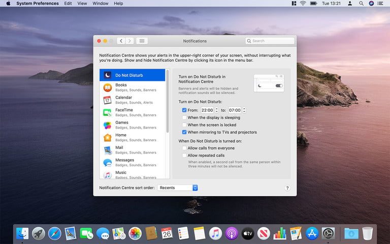 Cómo cambiar la configuración de notificaciones en una MacBook Pro