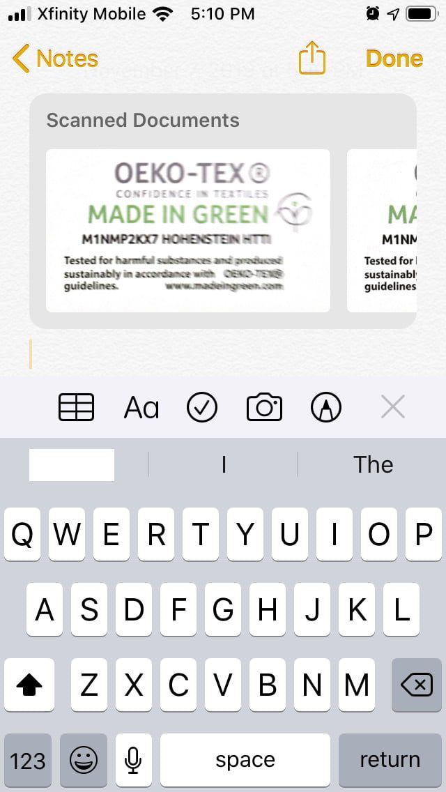 Trucos ocultos de iPhone | Escanear con Notas
