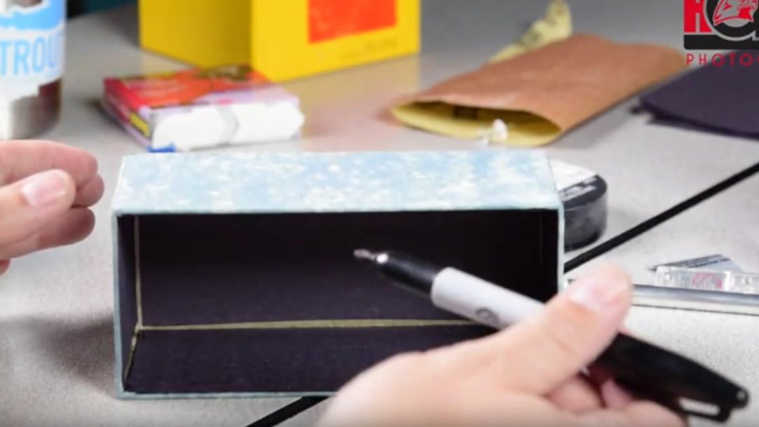 cámara estenopeica casera