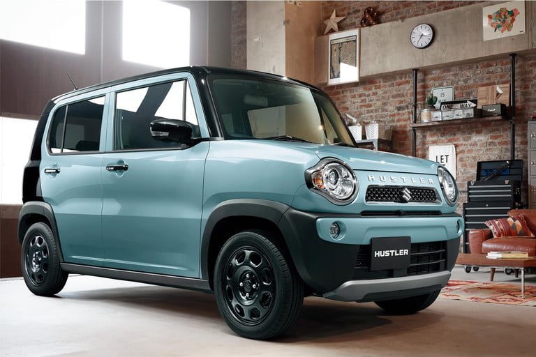 El Suzuki Hustler es uno de los autos bonitos de nuestro listado que aún se comercializa.