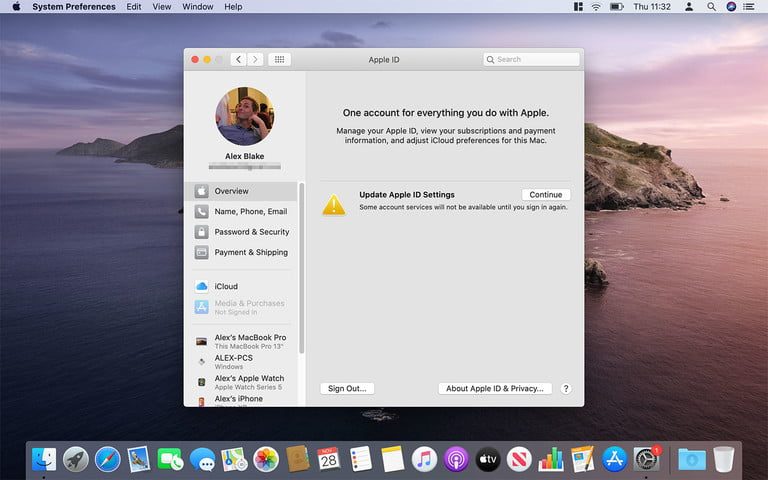 Sistema operativo MacOs Catalina