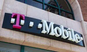 El ingreso a un edificio de T-Mobile
