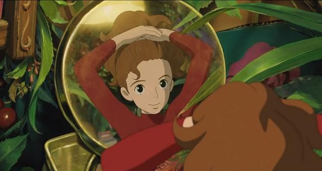 Frame del filme Arrietty y el mundo de los diminutos