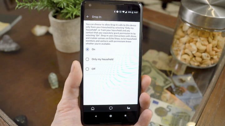 cómo activar el Drop In en Amazon Alexa