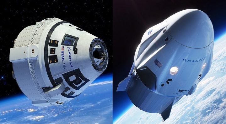 Detalles de Crew Dragon de SpaceX y Starliner, de Boeing