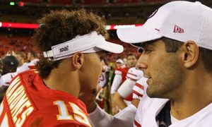 Patrick Mahomes y Jimmy Garoppolo - cómo ver el Súper Bowl LIV en 4K