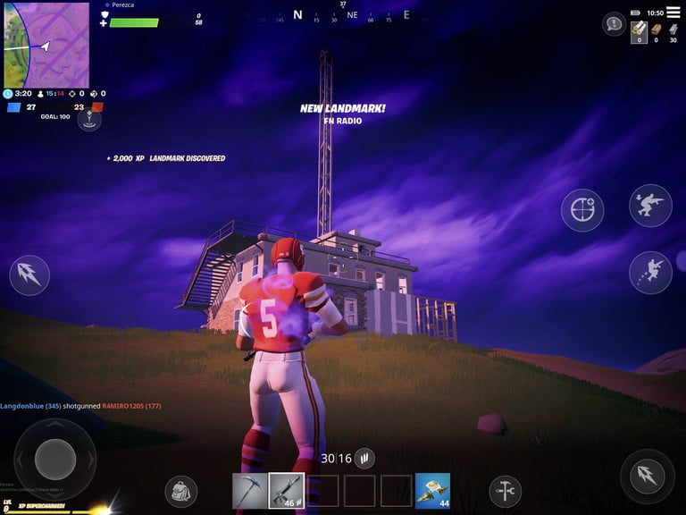 Estación de radio en Fortnite