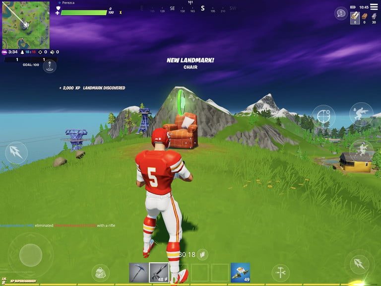 Reclinable solitario en Fortnite