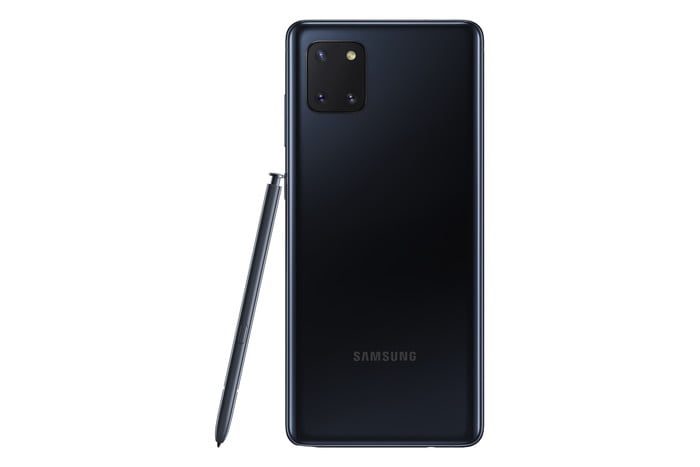 samsung telefonos galaxy ces 2020 galaxynote10lite back pen aurablackf