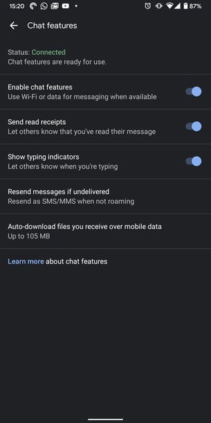 como activar los mensajes rcs how to enable on android 3 610x610