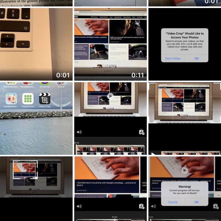 Recortar vídeo en iPhone