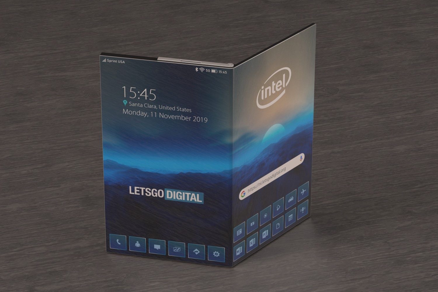 Intel se une al baile de los plegables con patente de teléfono