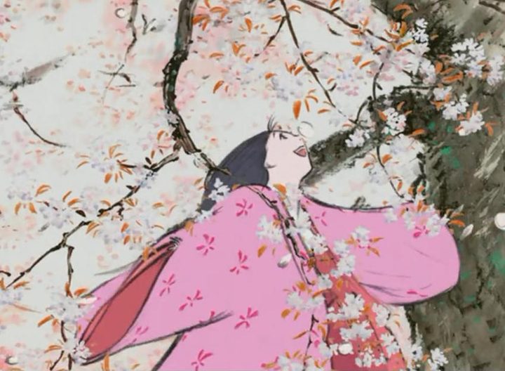 Frame del filme El cuento de la princesa Kaguya