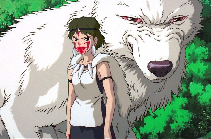 Frame del filme La princesa Mononoke
