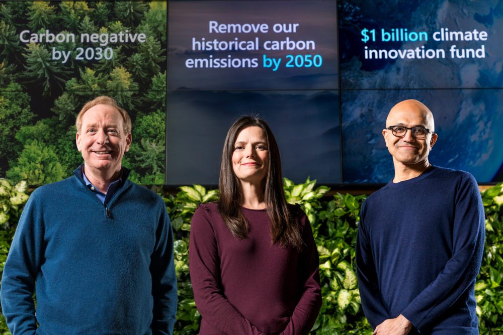 Microsoft compensará todas sus emisiones contaminantes para 2030