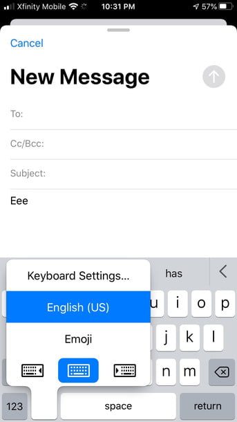 Teclados una mano iPhone