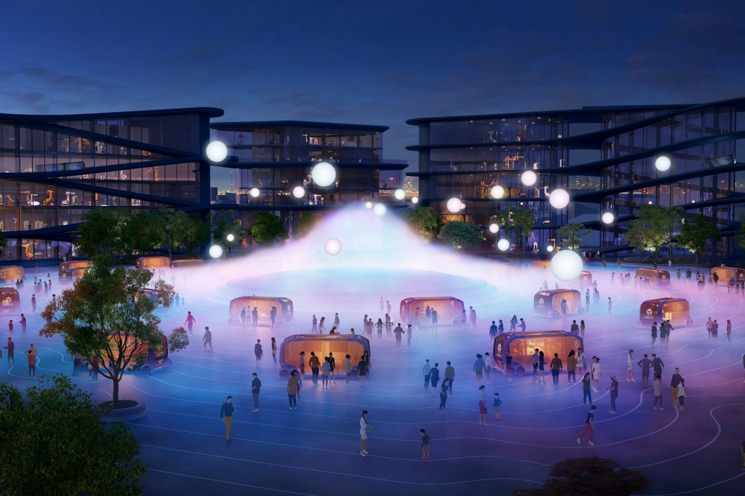 woven city toyota ces 2020 plaza festival scaled