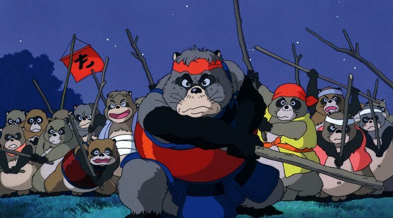 Frame del filme Pompoko