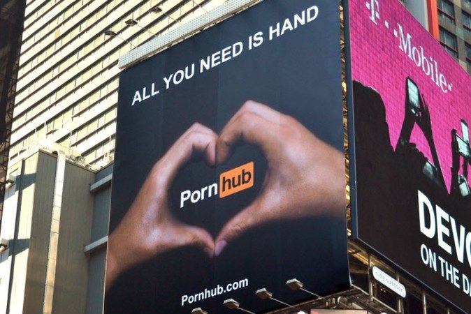 Cartel de Pornhub