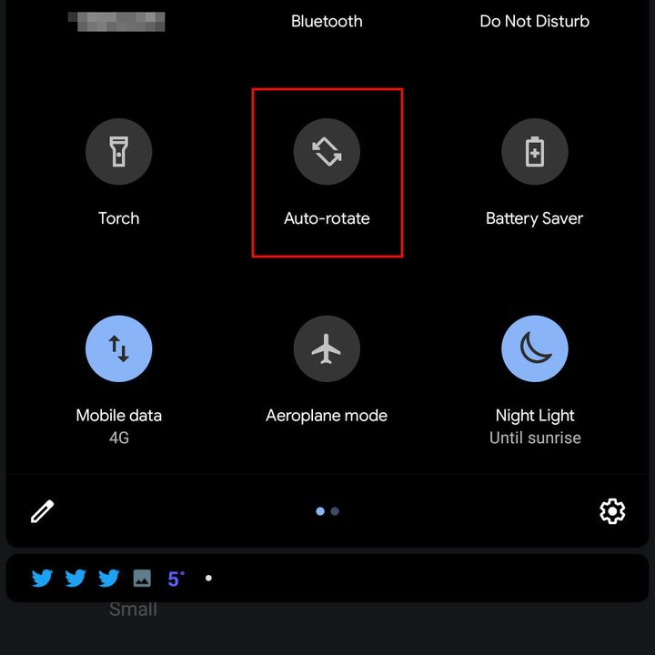 Cómo cambiar los ajustes de rotación de la pantalla