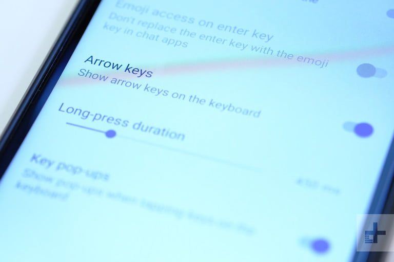 aplicación para habilitar teclas de flecha en el teclado SwiftKey