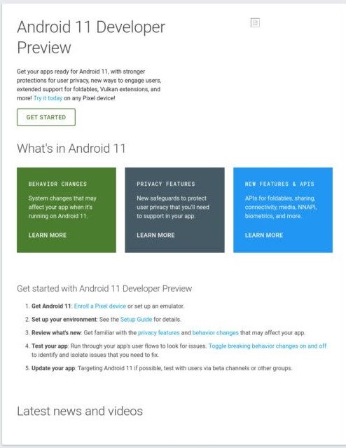 Pantallazo Android 11